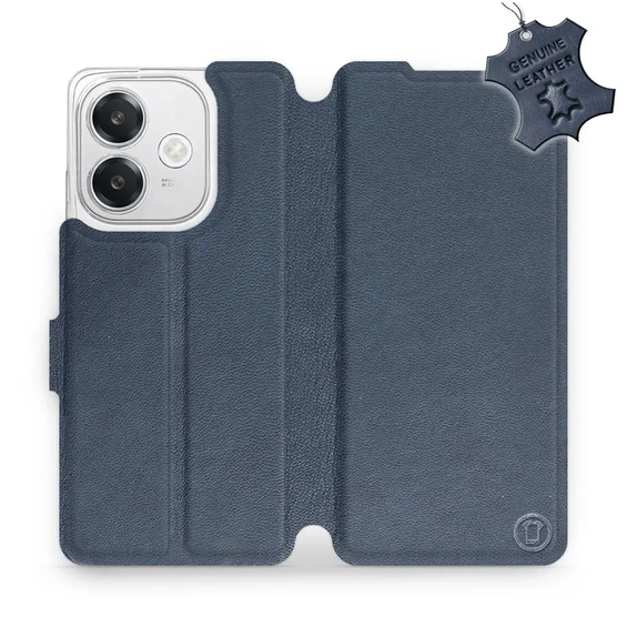 Phone Case OPPO A40 - Design Blue Leather