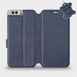 Phone Case Huawei P10 - Design Blue Leather