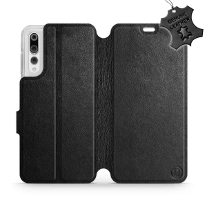 Hülle für Huawei P20 Pro - Farbe Black Leather