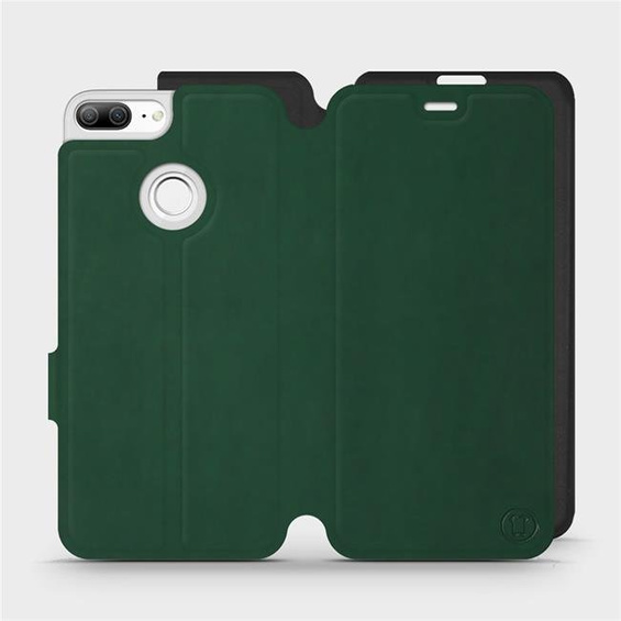 Hülle für Huawei Honor 9 Lite - Farbe Grün mit Schwarz