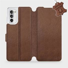Hülle für Motorola Moto G52 - Farbe Brown Leather