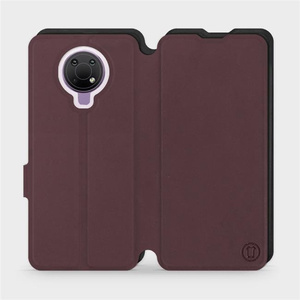Phone Case Nokia G10 - Design Burgundy with Black