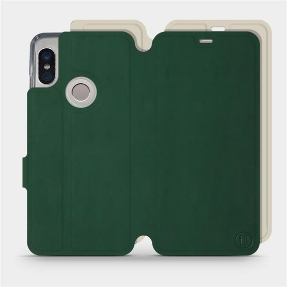 Phone Case Xiaomi Redmi Note 5 - Design Green with Platinum