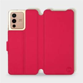 Phone Case Vivo V23 5G - Design Red with Platinum