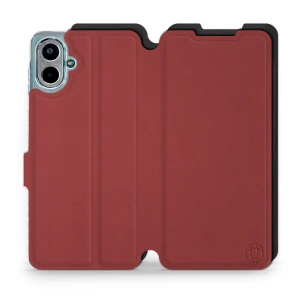 Phone Case Samsung Galaxy A07 - Design Dark Red with Black