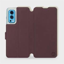 Phone Case OnePlus Nord 2 5G - Design Burgundy with Platinum