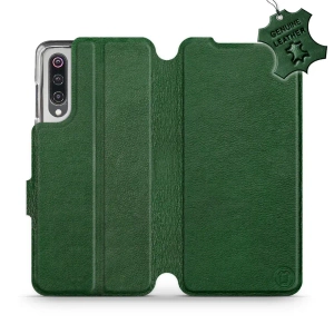 Phone Case Xiaomi Mi 9 - Design Green Leather