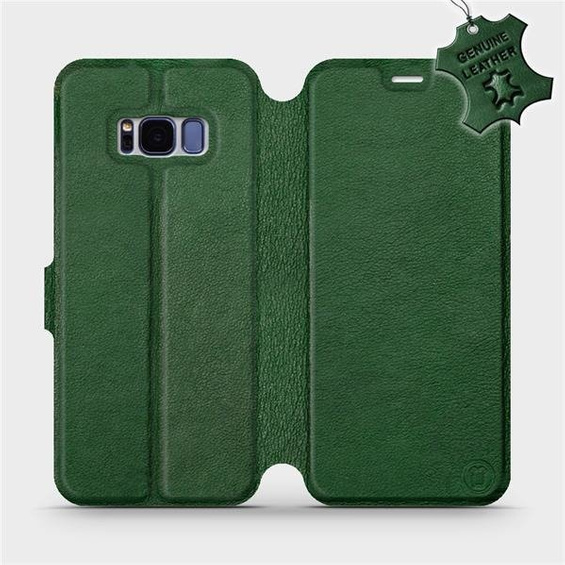 Phone Case Samsung Galaxy S8 - Design Green Leather