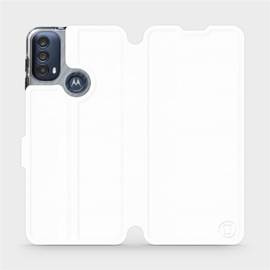 Phone Case Motorola Moto E30 - Design White&Orange