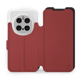 Phone Case Huawei Honor Magic7 Pro 5G - Design Dark Red with Black