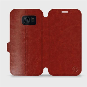 Etui do Samsung Galaxy S7 Edge - wzór Brown&Gray