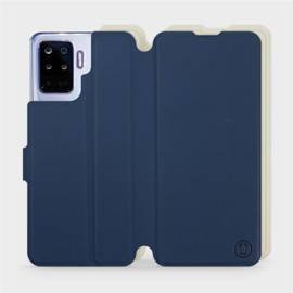 Phone Case OPPO Reno 5 Lite - Design Navy with Platinum