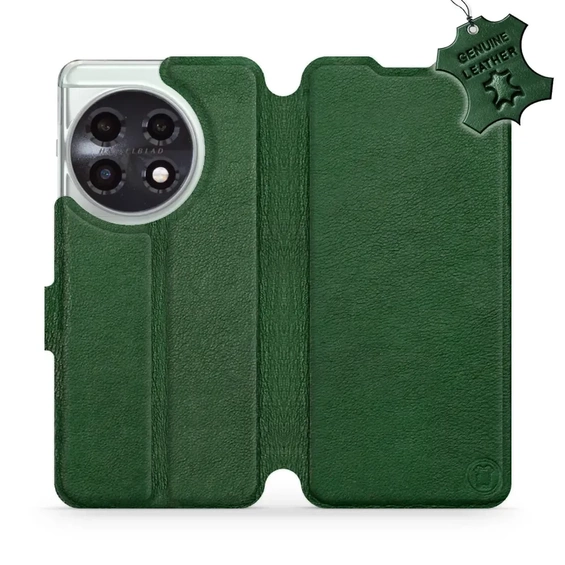 Phone Case OnePlus 11 5G - Design Green Leather