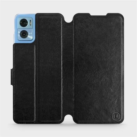 Etui do Motorola Moto E22 - wzór Black&Orange