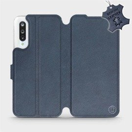 Phone Case Xiaomi Mi 9 Lite - Design Blue Leather