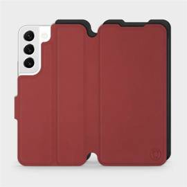 Phone Case Samsung Galaxy S22 - Design Dark Red with Black