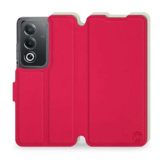 Phone Case OPPO A80 5G - Design Red with Platinum