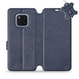 Phone Case Huawei Mate 20 Pro - Design Blue Leather