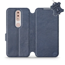 Phone Case Nokia 4.2 - Design Blue Leather