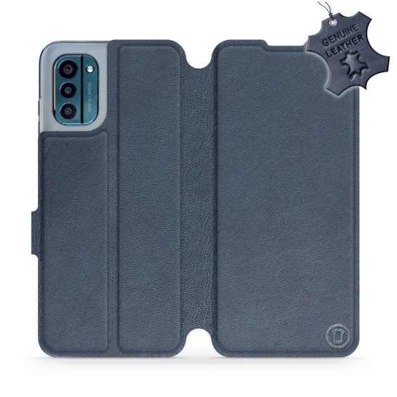 Phone Case Nokia G21 - Design Blue Leather