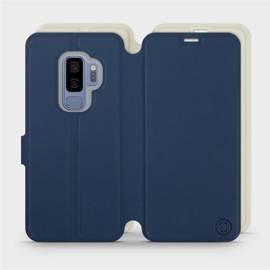 Etui Soft Touch do Samsung Galaxy S9 Plus - wzór Głęboki granat z platyną