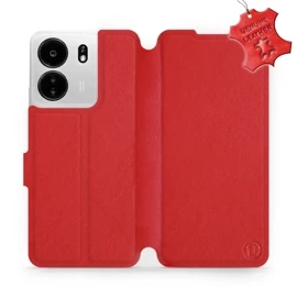 Phone Case Xiaomi POCO C65 - Design Red Leather