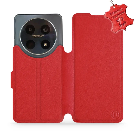 Phone Case Huawei Nova 12i - Design Red Leather