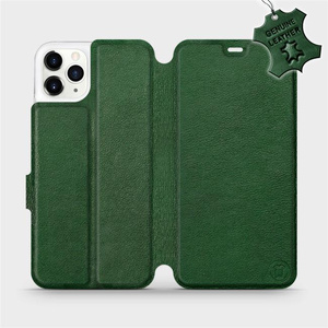 Phone Case Apple iPhone 11 Pro Max - Design Green Leather