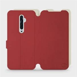 Phone Case OPPO Reno 2Z - Design Dark Red with Platinum