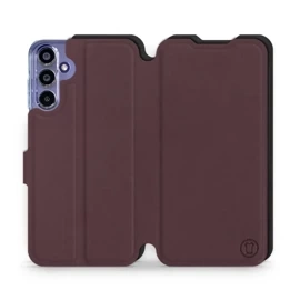 Phone Case Samsung Galaxy A15 4G - Design Burgundy with Black