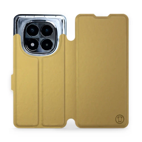 Hülle für Xiaomi Redmi Note 14 Pro 5G - Farbe Gold&Orange