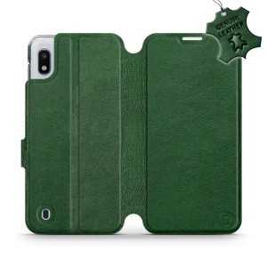 Phone Case Samsung Galaxy A10 - Design Green Leather