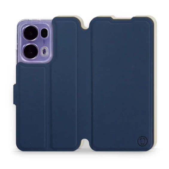 Phone Case OPPO Reno 13 Pro - Design Navy with Platinum