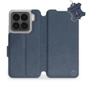 Phone Case Xiaomi 15 - Design Blue Leather