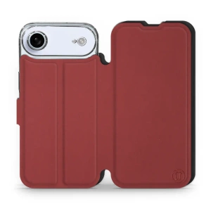 Phone Case Apple iPhone 17 Air - Design Dark Red with Black