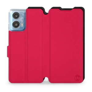 Hülle für Motorola Moto G24 Power - Farbe Rot mit Schwarz