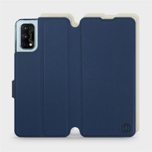 Phone Case Realme 7 Pro - Design Navy with Platinum