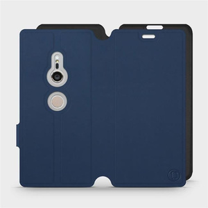 Phone Case Sony Xperia XZ2 - Design Navy with Black