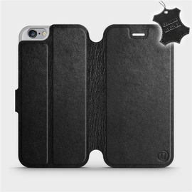 Phone Case Apple iPhone 6 - Design Black Leather