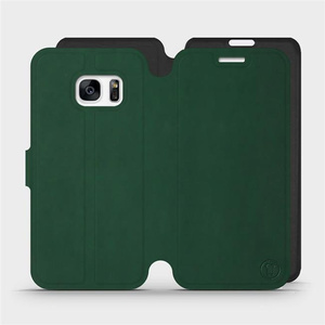 Phone Case Samsung Galaxy S7 - Design Green with Black