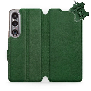 Phone Case Sony Xperia 1 VI - Design Green Leather