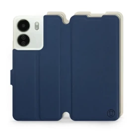Phone Case Xiaomi Redmi 13C - Design Navy with Platinum