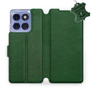 Phone Case Motorola Edge 60 Pro - Design Green Leather