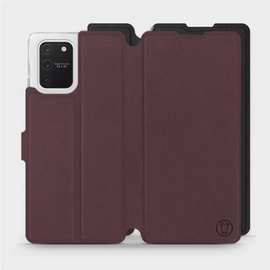 Phone Case Samsung Galaxy S10 Lite - Design Burgundy with Black