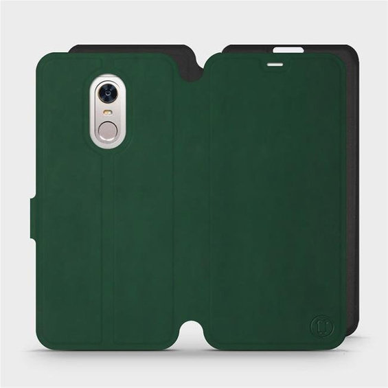 Hülle für Xiaomi Redmi 5 Plus - Farbe Grün mit Schwarz