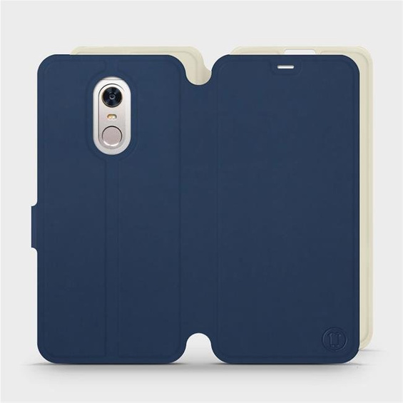 Phone Case Xiaomi Redmi 5 Plus - Design Navy with Platinum