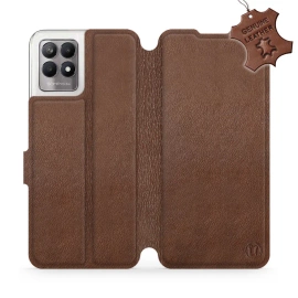Phone Case Realme Narzo 50 - Design Brown Leather