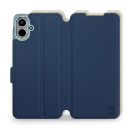 Phone Case Samsung Galaxy A07 - Design Navy with Platinum