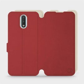 Phone Case Nokia 2.3 - Design Dark Red with Platinum