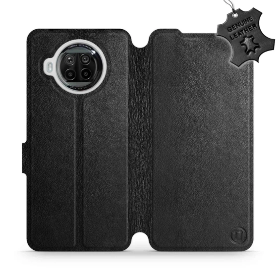 Phone Case Xiaomi Mi 10T Lite - Design Black Leather